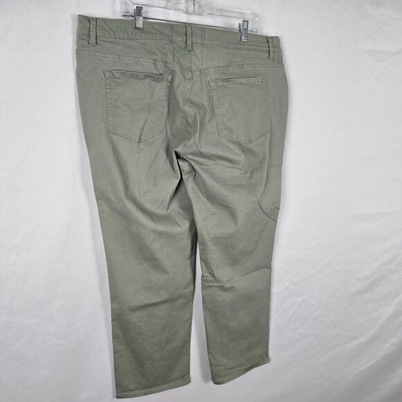 Charter Club Pants Women's 22W Green Lexington Straight Ankle - Picture 15 of 16
